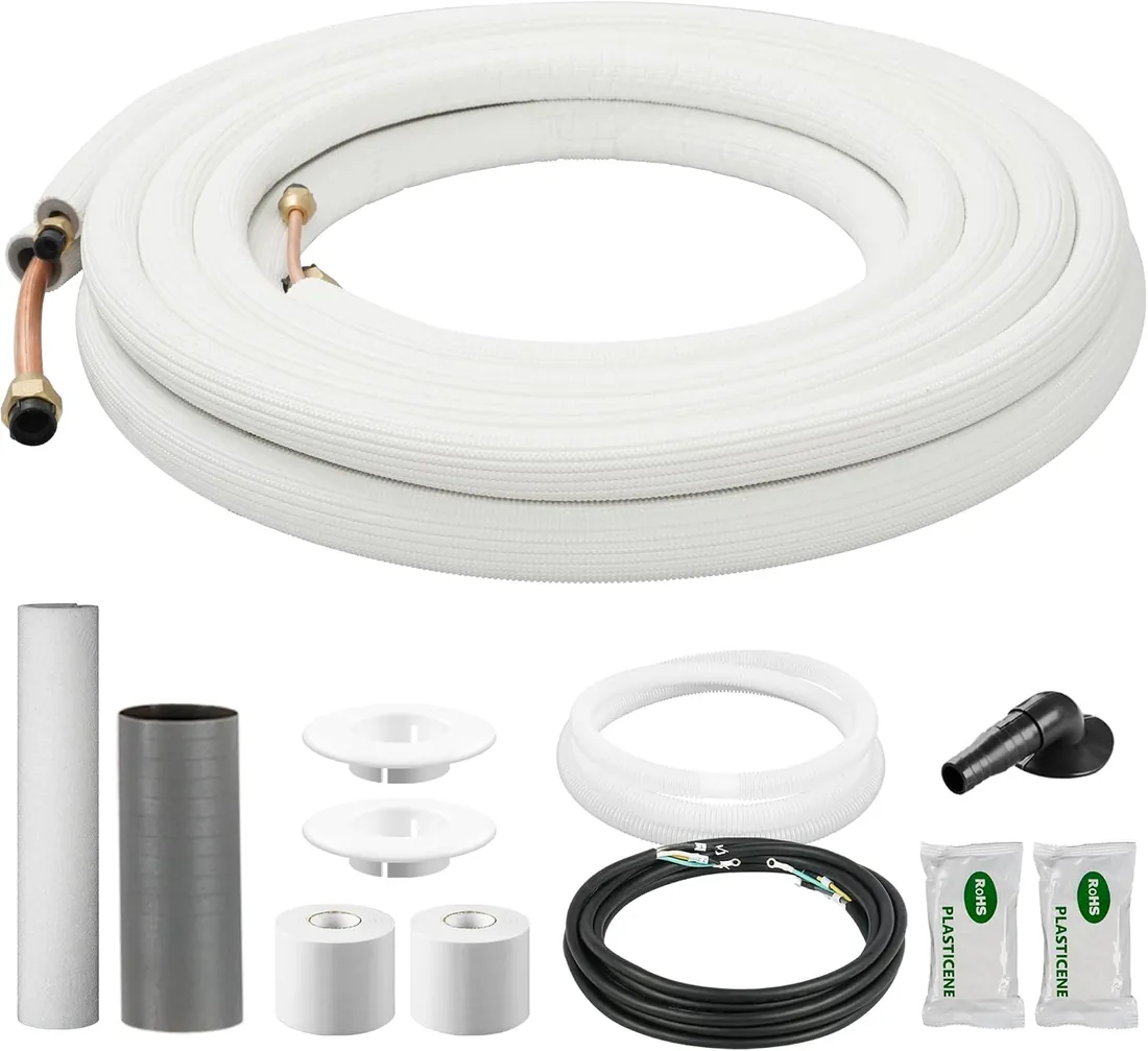 DELLA 25 ft Line Set, 1/4 x 3/8 in