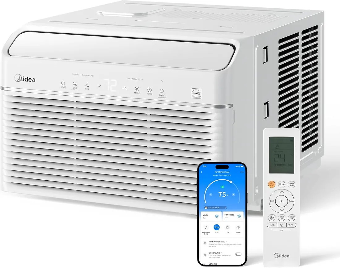 Midea 12,000 BTU 115V Window Heat Pump
